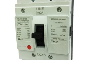 Aptomat dạng khối (MCCB) TECO, mã hàng: TVM1-100/100A