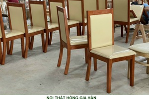 Ghế gỗ nhà hàng cao cấp HGH746