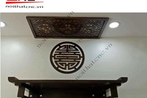 Bàn thờ treo tường đơn giản và đẹp tại quận 12