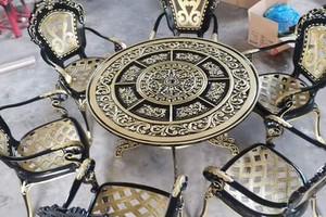 Bàn ghế nhôm đúc cực sang giá cực rẻ