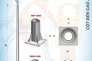 Cột đèn cao áp STK/CD01