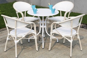 Bộ bàn tròn 4 ghế lưới sân vườn ngoài trời giá rẻ TE2012-70A