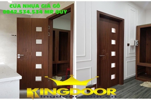 giá cửa nhựa giả gỗ | cửa nhựa giá rẻ dành cho cửa phòng và 