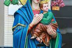 [Tượng Mẹ Hằng Cứu Giúp Cao 80cm] Điêu Khắc Ti Mỉ Bền Đẹp