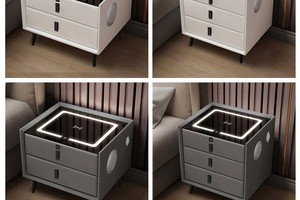 Tủ đầu giường đa năng khóa vân tay CN-TDG04