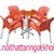 bàn ghế giả mây cần thanh lý