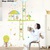 Decal dán tường thước đo chiều cao cho bé