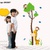 Tranh dán tường thước đo chiều cao cho bé ngộ nghĩnh