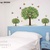 Decal dán tường ba cây xanh nhỏ