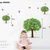 Decal dán tường ba cây xanh nhỏ
