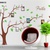 Decal trang trí phòng khách cây khung ảnh nhỏ