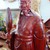 Mã số : GMN-301TP. Tượng Khổng Minh bằng Gỗ hương. 
