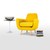 Ghế sofa đơn Jonah - Vàng