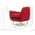 Ghế sofa đơn Jonah - Đỏ