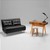 Sofa bed Kira - Đen