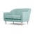 Ghế sofa Tubby - Xanh aqua