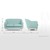 Ghế sofa Tubby - Xanh aqua