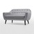 Ghế sofa Richie - Xám