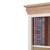Tủ sách sần 5 tầng 2 hộc