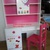 Bộ bàn liền giá sách 1m2