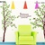 Decal dán tường cây xanh tán rộng 6 kiểu dán OV102