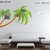 Decal dán tường Ovivi cây dừa nghiêng OV135