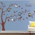 Decal dán tường OVIVI cây khung ảnh family nâu nhỏ OV368