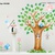 Decal dán tường Ovivi Cây tổ chim non OV480