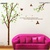 Decal dán tường Ovivi cây xanh đàn chim sẻ OV521