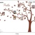 Decal dán tường cây khung ảnh family nâu to OV375