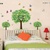 Decal dán tường Ovivi ba cây xanh nhỏ OV618