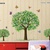 Decal dán tường Ovivi ba cây xanh nhỏ OV618