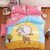 Bộ chăn ga gối cotton lụa CUTE for BABIE