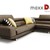 Sofa da góc cao cấp đầu gật gù MSDH-163