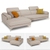 Bộ sofa da góc MSDH-145