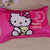 chăn ga gối hello kitty trái tim hồng