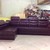 sofa chữ L da nỉ