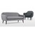 Ghế sofa RICHIE Seat 03 - Xám