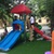 Bộ cầu trượt nhà khối ngoài trời to đại hàng nhập khẩu 