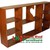 giá sách treo tường gỗ tự nhiên rộng 1m2