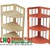 Kệ góc gỗ tự nhiên 3 tầng
