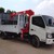 Xe tải hino xzu730 gắn cẩu unic 3 tấn 5 đốt