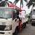 Bán xe tải cẩu nầng người hino xzu730 gắn cẩu unic 3 tấn 4 đốt giỏ nâng người