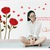 Decal Hoa hồng đỏ 1