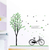 Decal Cây to xe đạp