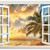 Decal Cửa sổ Hawaii