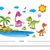 Decal Ba chú khủng long