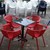 bàn ghế cafe sân vườn chịu nhiệt tốt 