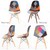 Ghế nhựa bọc vải, ghế nhựa bọc vải thổ cẩm, ghế EAMES DSW