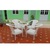 Bộ bàn ghế cafe nhựa giả mây - BM083